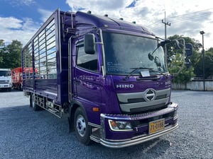 HINO FC9J 210 HP ปี64 ไมล์ 347,000 Km. # กระบะเหล็กยาว 6.60  ม.#LEK 737