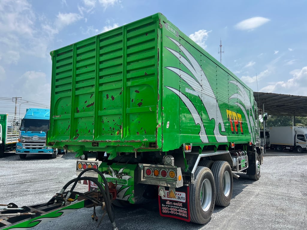 ISUZU FXZ 360 ปี 65 ไมล์น้อยเพียง 120,000 km. #รถพ่วงดินกระบะอลูมิเนียม SHK #LEK 943-944 ISUZU FXZ 360 ปี 65 ไมล์น้อยเพียง 120,000 km. #รถพ่วงดินกระบะอลูมิเนียม SHK #LEK 943-944
