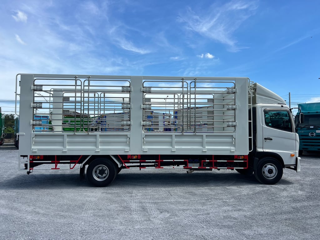 HINO FC9J 210HP ปี64 #กระบะเหล็กลูกรั้วเลส #LEK754 HINO FC9J 210HP ปี64 #กระบะเหล็กลูกรั้วเลส #LEK754