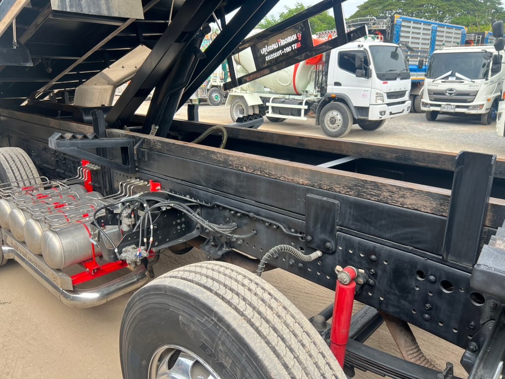 HINO FL1A 344 HP ปี 66 ไมล์ 213,500 km. #12 ล้อดั้ม กระบะดั้มเกษตร แผงสูง ##LEK1095 HINO FL1A 344 HP ปี 66 ไมล์ 213,500 km. #12 ล้อดั้ม กระบะดั้มเกษตร แผงสูง ##LEK1095