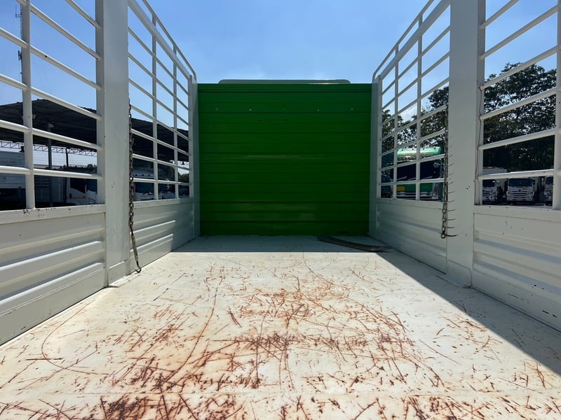 HINO FC9J 175 HP ปี 65 ไมล์ 11,700 กม. #6ล้อล่องกระบะเหล็ก #LEK1106