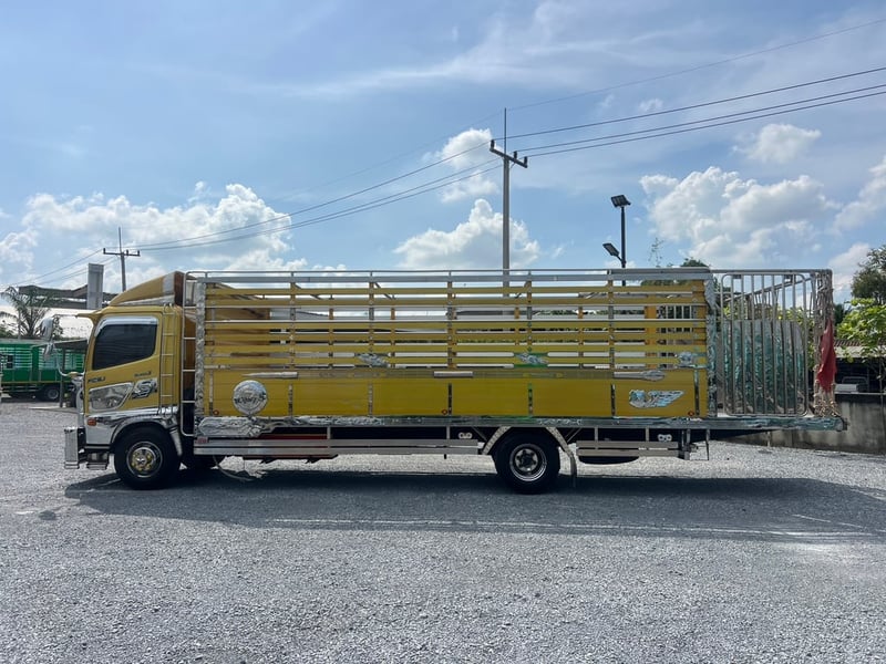  HINO FC9J 210 HP ไมล์ 290,000 KM.  #รถวัวกระบะอลูมิเนียม #LEK1066