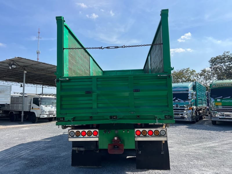 ISUZU FXZ 360 ปี 66 ไมล์ 216,000  KM. # พ่วงแม่ลูก ดั้มเกษตร #Lek1119-1120 