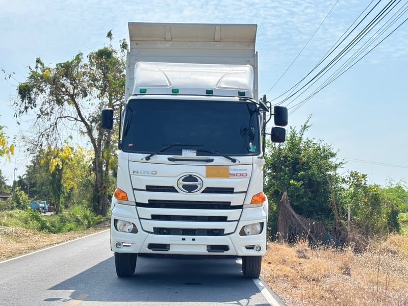 HINO FM1A วิคเตอร์ 344HP ปี 66 ไมล์ 201,404 KM. #กระบะดั้มสามมิตร SMM มีระบบลากพ่วง #LEK1002