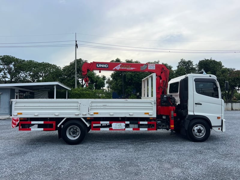 HINO FC9J 210HP ปี66 (ธันวา) ไมล์น้อย 103,000km. #รถ6ล้อเครน #รถ6ล้อเครน