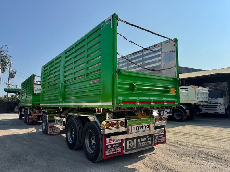 ISUZU FXZ 360 HP ปี 66 ไมล์ 500,000 KM. #พ่วงแม่ลูกกระบะดั้มอู่สหกิจ สแตนเลส #Lek1200-1201