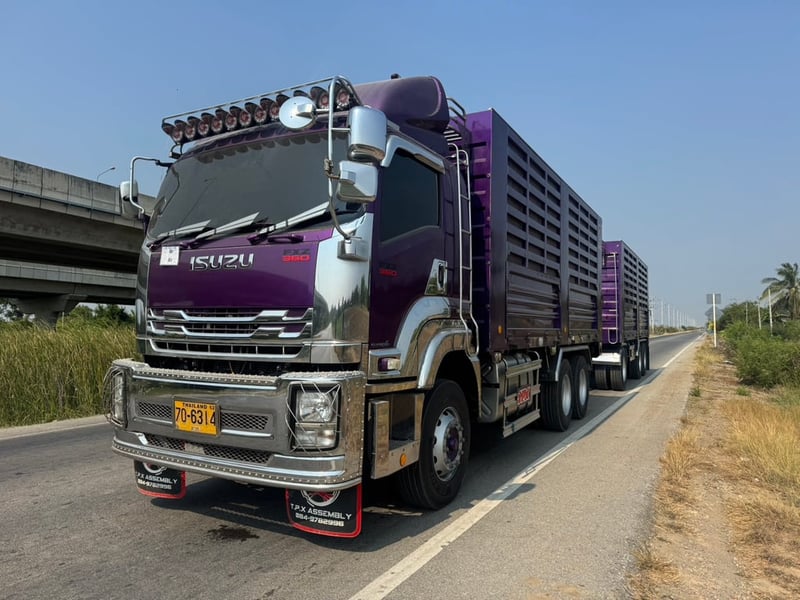 ISUZU FXZ 360 HP ปี 2565 ไมล์ 445,852 KM. #พ่วงแม่-ลูกไม่ดั้ม #LEK1234-1235