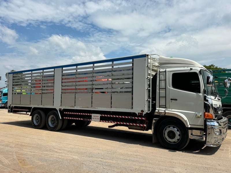 HINO FL8J 260 ปี 62 #กระบะอลูมิเนียมพลาเดียว 