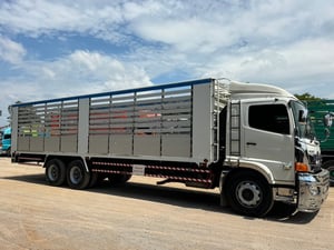 HINO FL8J 260 ปี 62 #กระบะอลูมิเนียมพลาเดียว 