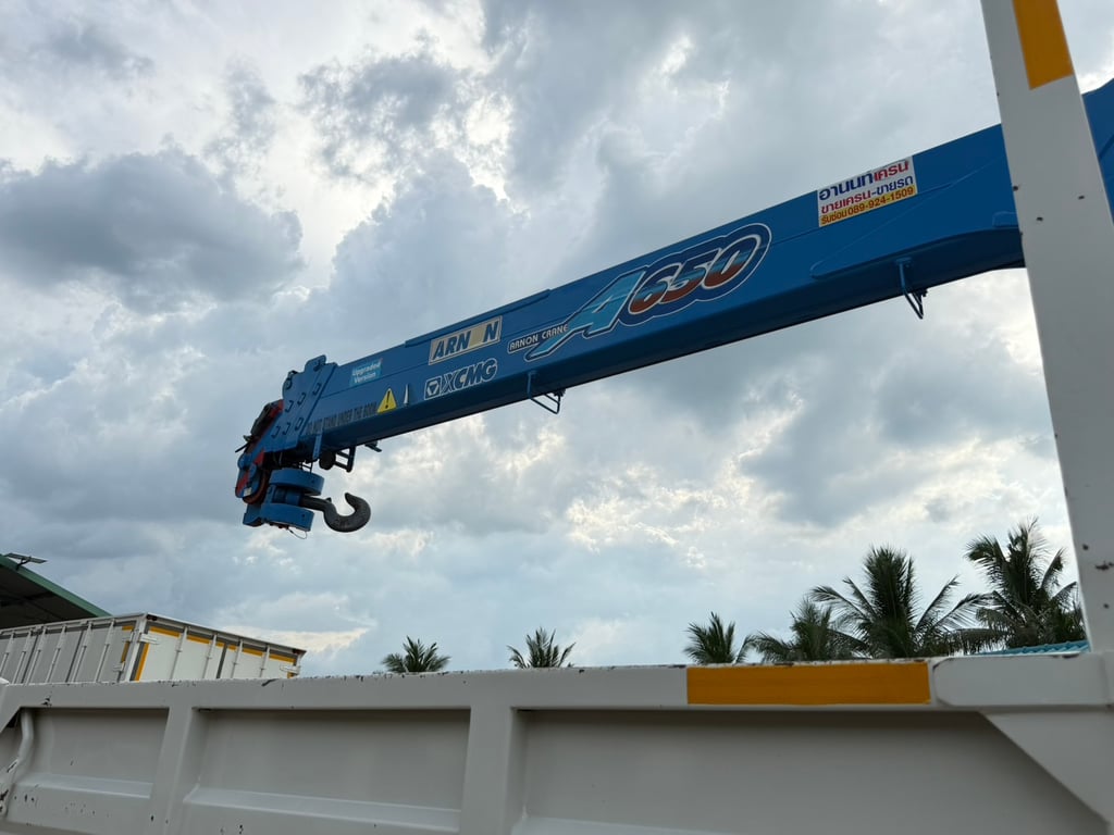 ็HINO FM1A 344 แรงม้า ปี 66 ไมล์แท้แค่ 13,000 KM. #10ล้อเครน XCMG 6.5 ตัน (4 ปลอก 3 ชัก) #LEK1058 ็HINO FM1A 344 แรงม้า ปี 66 ไมล์แท้แค่ 13,000 KM. #10ล้อเครน XCMG 6.5 ตัน (4 ปลอก 3 ชัก) #LEK1058