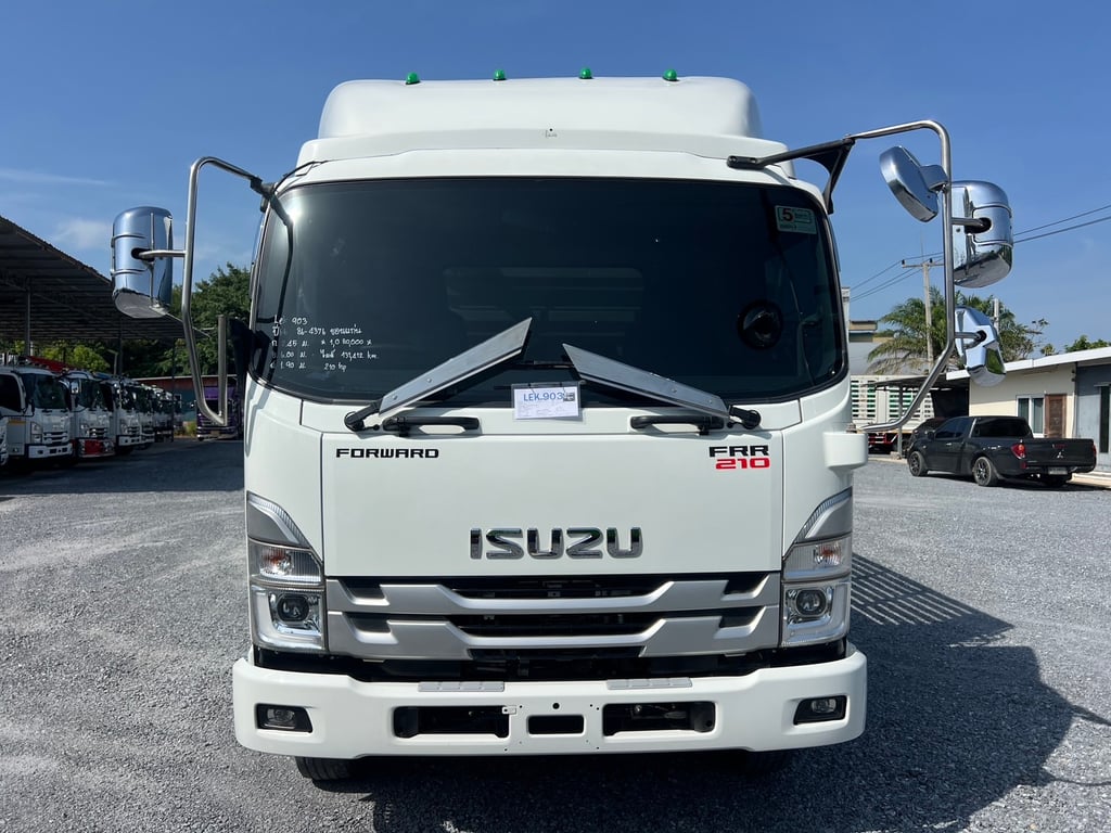 ISUZU FRR 210HP ปี66 ไมล์ 131,412  KM. #กระบะเหล็ก SKT ยาว 6.00 ม. สูง1.90 ม.#LEK 903