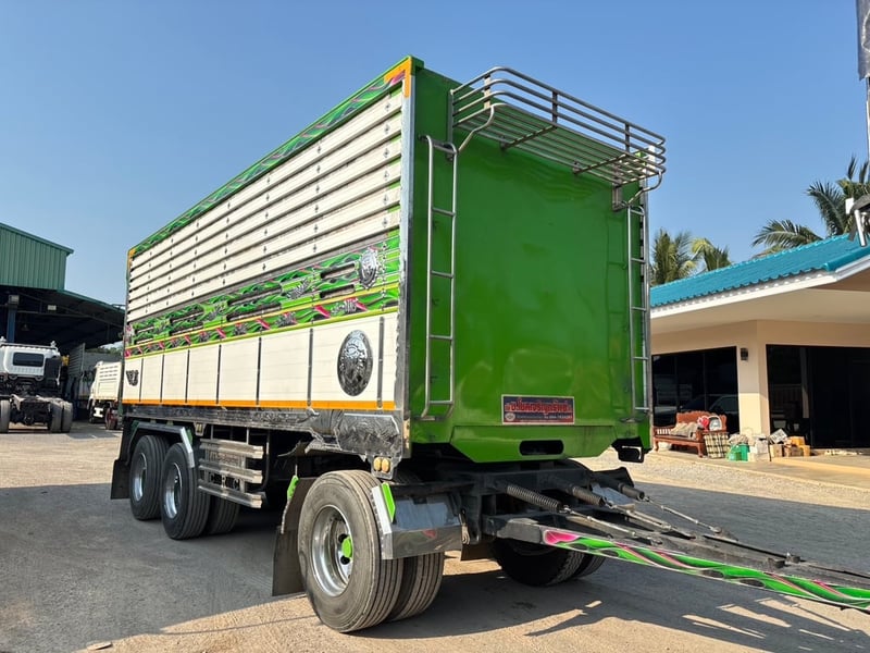 ISUZU FXZ 360HP หน้า GIGA ปี 2565 ไมล์ 208,467 KM. #แม่-ลูกดั้มเกษตร กระบะอลูมิเนียม พื้นเลส  #LEK1231 - 1241