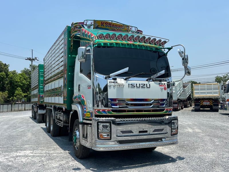 ISUZU FXZ 360HP ปี 2566 ไมล์ 193,000 km. #กระบะอลูมิเนียม พื้นเหล็ก ต่ออู่ธวัชชัย #LEK1115-1116 
