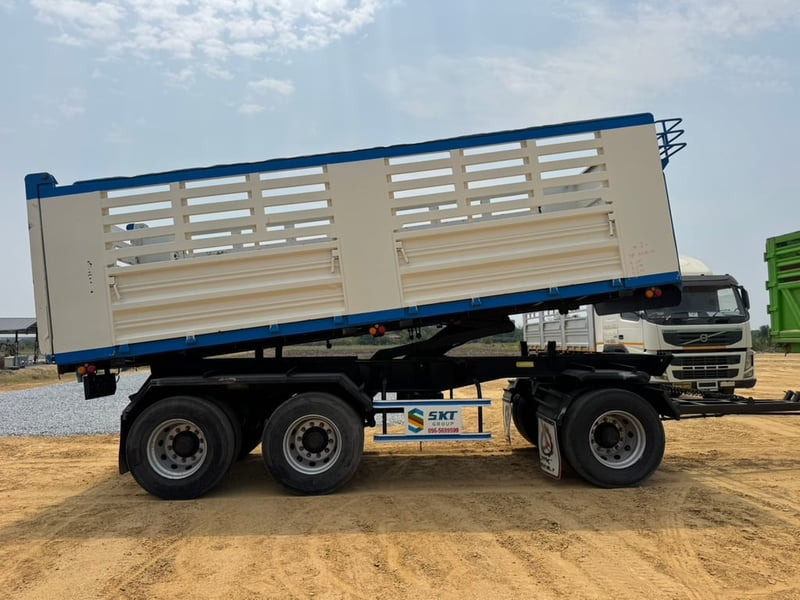  ลูกพ่วง3คาน ปี65 #กระบะดั้มเหล็ก SKT 5รั้ว #LEK852- L99