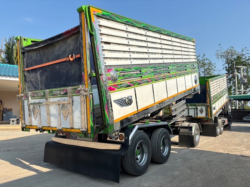 ISUZU FXZ 360HP หน้า GIGA ปี 2565 ไมล์ 208,467 KM. #แม่-ลูกดั้มเกษตร กระบะอลูมิเนียม พื้นเลส  #LEK1231 - 1241