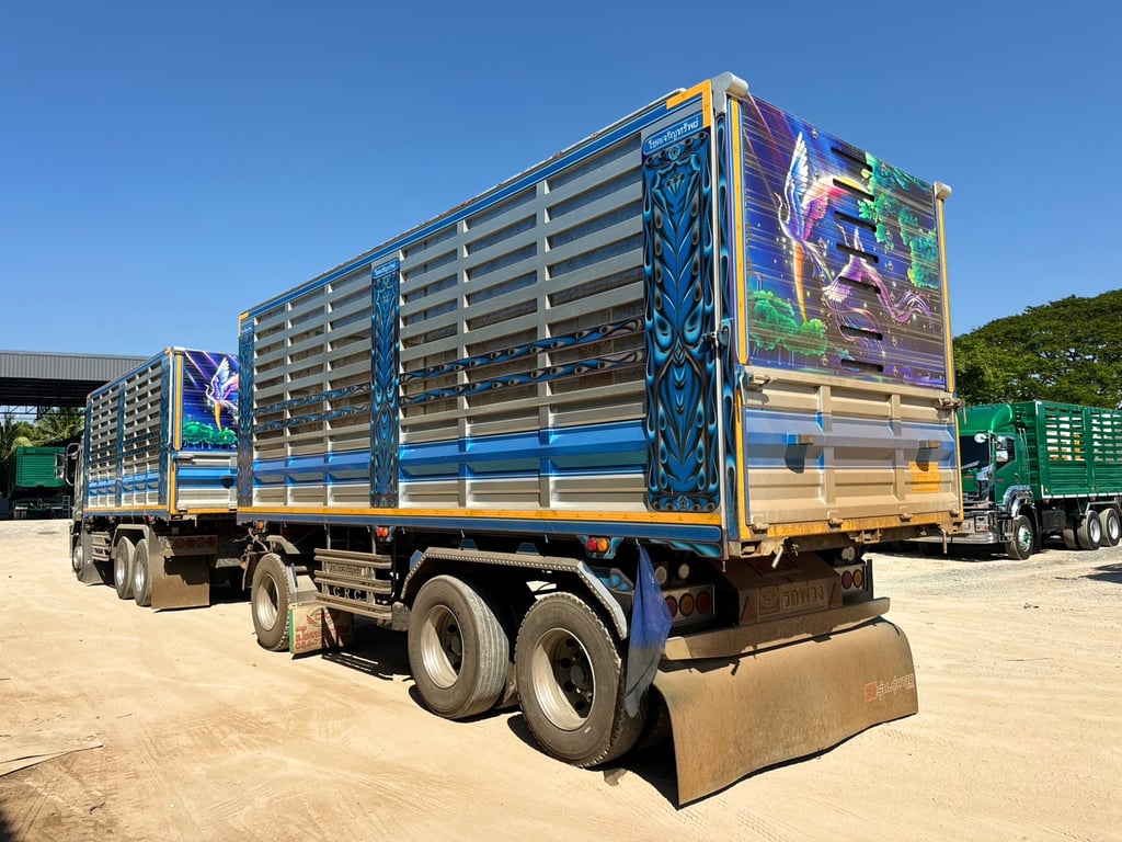 ISUZU FXZ 360 HP ปี 66 ไมล์ 168,000 KM. #พ่วงแม่ลูก ดั้มเกษตร #Lek1117-1118