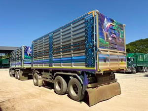 ISUZU FXZ 360 HP ปี 66 ไมล์ 168,000 KM. #พ่วงแม่ลูก ดั้มเกษตร #Lek1117-1118