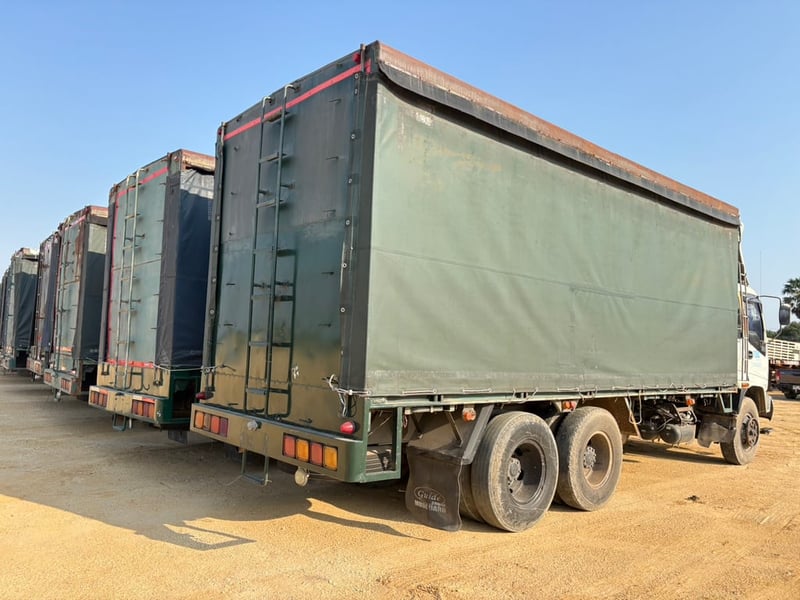 ISUZU FVM 230HP ปี46 #รถตู้ผ้าใบ ยาว6.30 