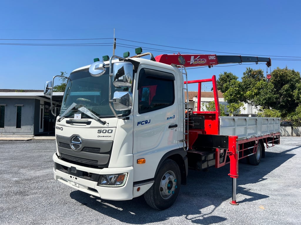 HINO FC9J 210HP ปี66 ไมล์ 249,264 KM. #6ล้อเครน #LEK 1097 HINO FC9J 210HP ปี66 ไมล์ 249,264 KM. #6ล้อเครน #LEK 1097