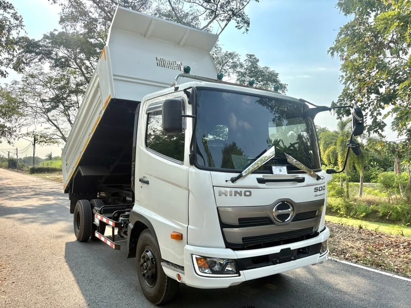 HINO FC9J 210 แรง ปี 2567 ไมล์แท้ 47,500 km #6ล้อ ดั้มสามมิตร #LEK1067
