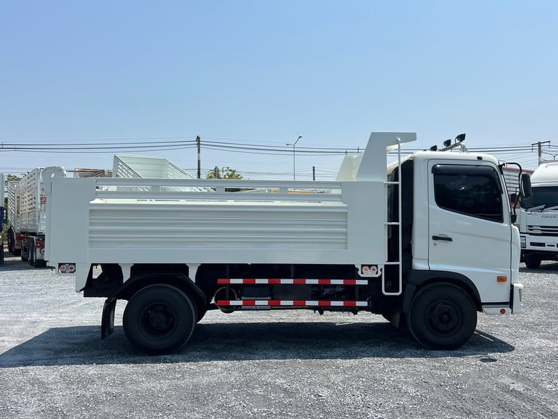 HINO FC9J 210 HP ปี65 ไมล์ 88,006 KM  #กระบะดั้ม 2 รั้ว #Lek1174 