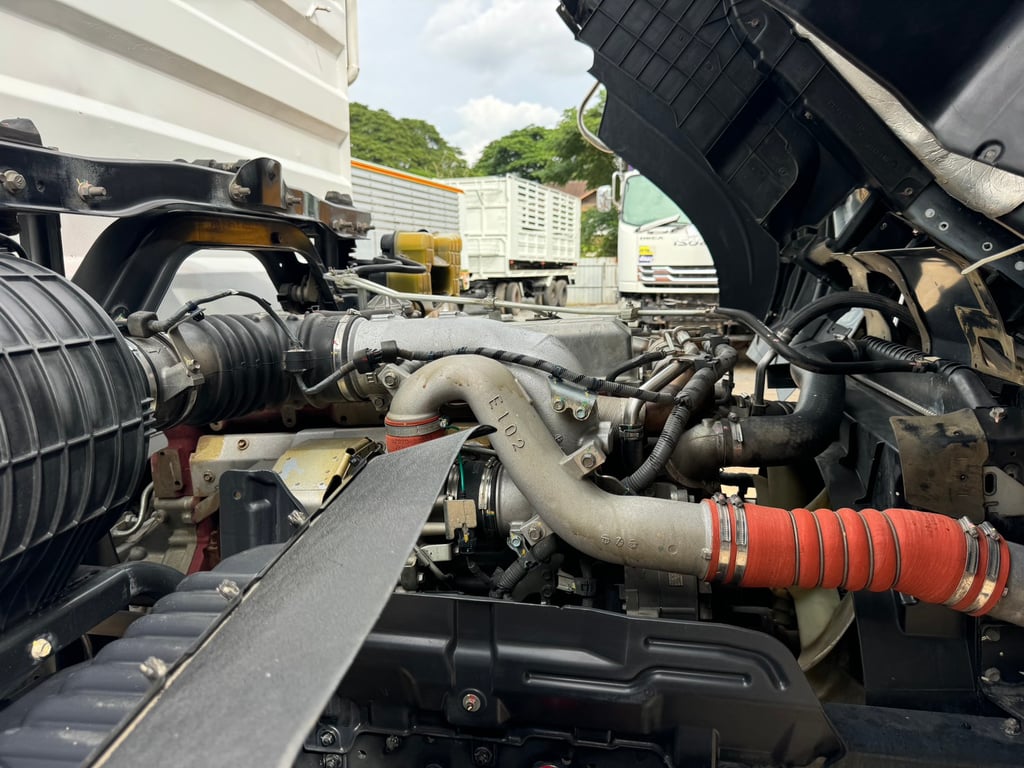 Hino Fm1a 344 HP ปี64  ไมล์ 354,000 KM. #10ล้อพ่วงกระบะเหล็กไม่ดั้ม #Lek1056-1057 