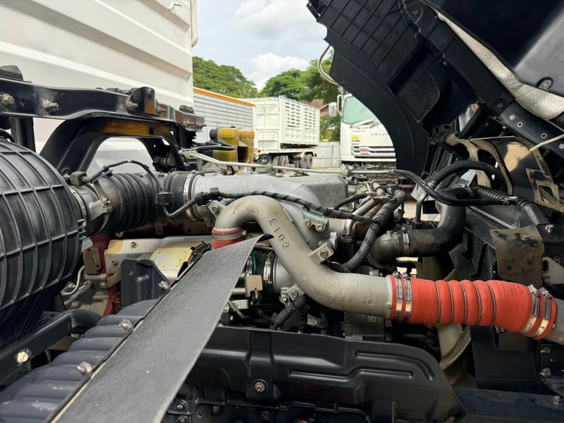 Hino Fm1a 344 HP ปี64  ไมล์ 354,000 KM. #10ล้อพ่วงกระบะเหล็กไม่ดั้ม #Lek1056-1057 