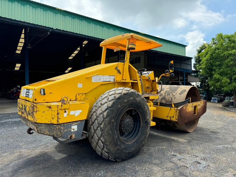 SAKAI SV510 10ตัน2เพลา เครื่องอีซูซุ6bg pm283ชม. #รถบด ล้อเรียบ