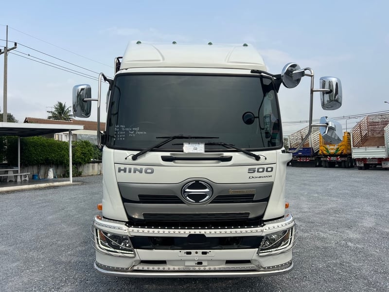 HINO FC9J 210 แรงม้า ปี 2566 ไมล์ 275,000 กม. #8ล้อ กระบะเหล็กเปิดข้าง  ยาว 6.60 เมตร #Lek980 