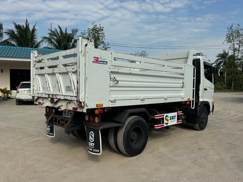  HINO DOMINATOR FC9J 175 แรง ปี66 ไมล์ 37,115 กม. # กระบะดั้ม SKT รั้ว 2 เส้น #LEK1160