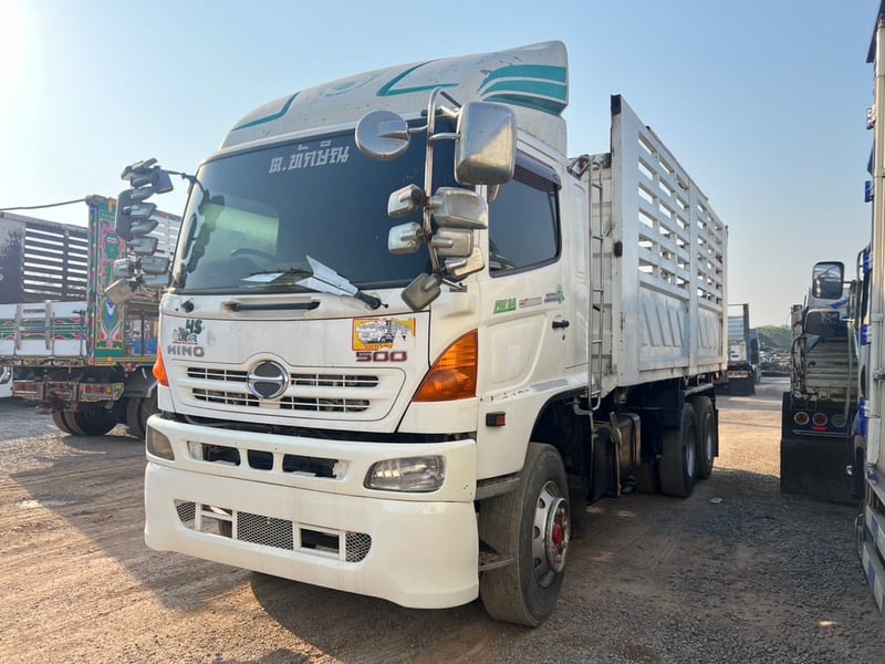HINO MEGA FM1A 344 HP ปี 55 ไมล์ 423,000 km. #กระบะดั้มคอกสูง #LEK888