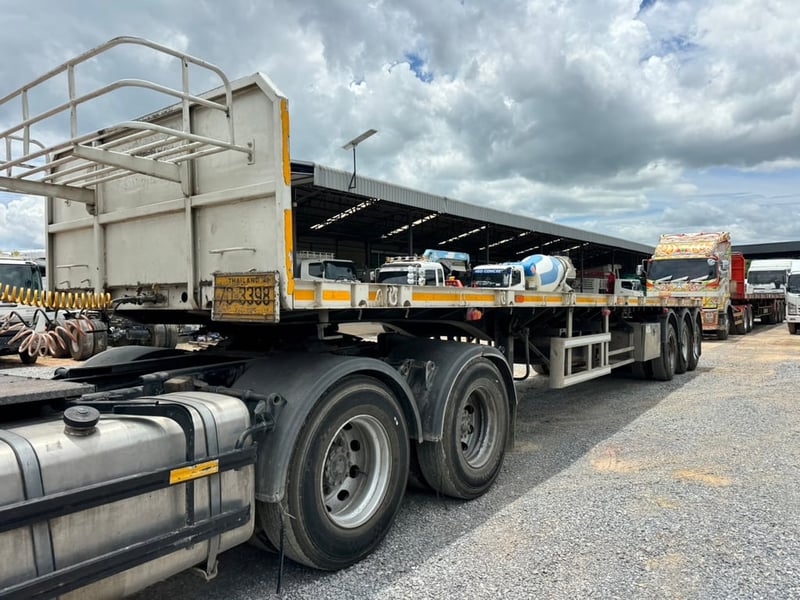 ็็HINO FM1A 344 ปี 58 ไมล์ 829,050 KM. #หัวลากฮีโน่ วิคเตอร์ พร้อมหางพื้นเรียบสามมิตร ปี62 