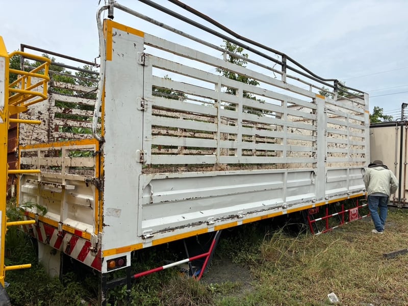 กระบะเหล็ก คอกสูง ยาว 7.45 ม. คาน 85 #L26