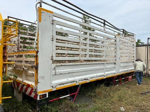 กระบะเหล็ก คอกสูง ยาว 7.45 ม. คาน 85 #L26