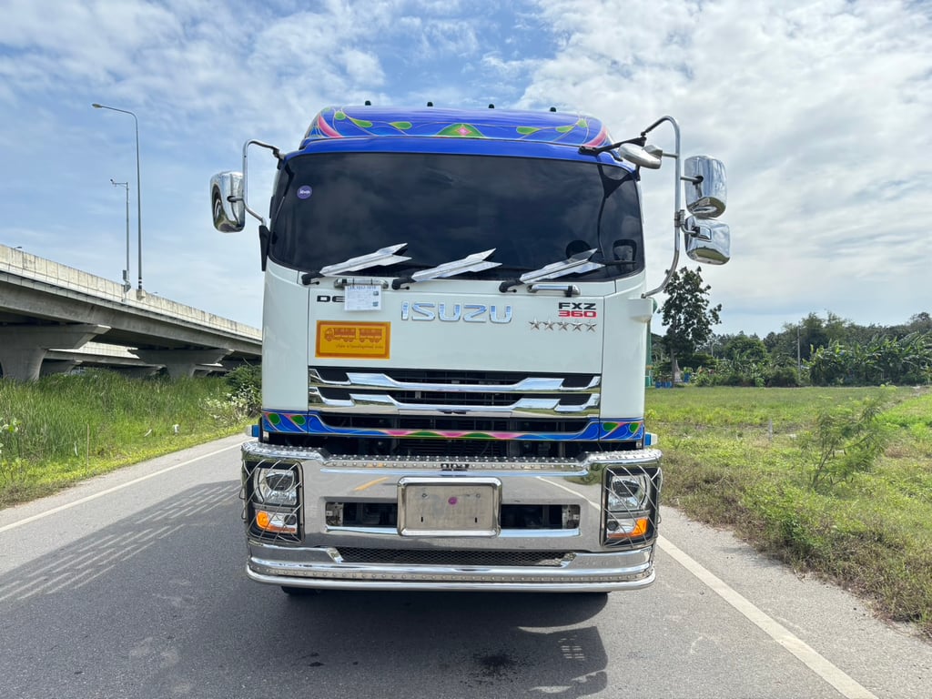 ISUZU FXZ 360  ปี66 ไมล์น้อย 118,000km. #10ล้อดั้มเกษตร #LEK1017-1018 