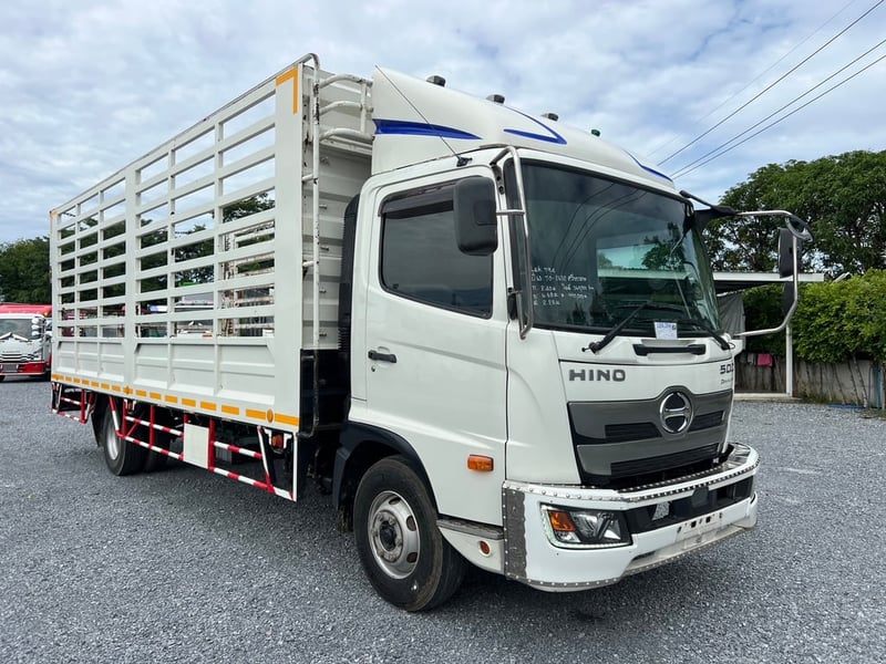 HINO FC9J 210 ปี63 ไมล์ 360,000 km. #กระบะเหล็ก 6.60ม. เปิดข้างได้1ข้าง #LEK794