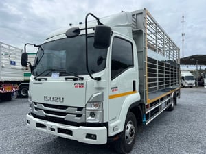 ISUZU FRR 210HP ปี 66 ไมล์แท้ 9,400 km.  #รถหมู 2 ชั้น สแตนเลส  #LEK876 