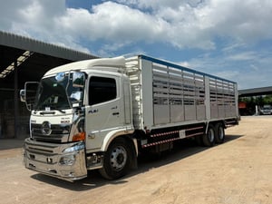 HINO FL8J 260 ปี 62 #กระบะอลูมิเนียมพลาเดียว 