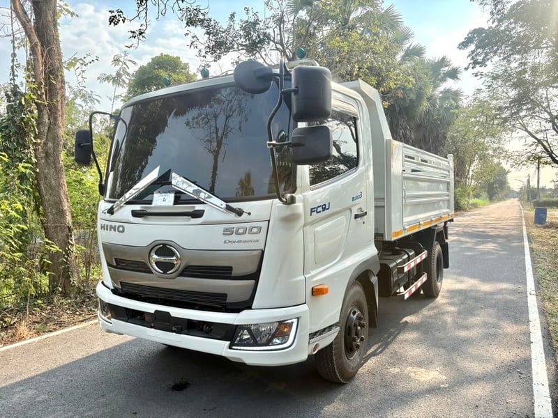 HINO FC9J 210 แรง ปี 2567 ไมล์แท้ 47,500 km #6ล้อ ดั้มสามมิตร #LEK1067