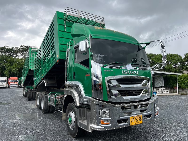 lSUZU FXZ 360 หน้า GIGA ปี 66 เลขไมล์เพียง 306,000 KM #กระบะดั้ม PP TRUCK กระบะเหล็กกึ่งเกษตร #LEK951-952 
