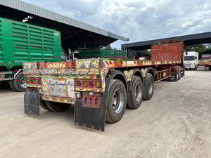 ISUZU GXZ 360 ปี 58 ไอดีทอง เลขไมล์ 900,000 กม. #หัวลากพร้อมหางพื้นเรียบ 3 คาน ยาว 12.50 เมตร