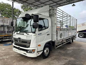 HINO FC9J 175HP  ปี64 ไมล์306,000 km. #6ล้อล่องกระบะอลูมิเนียม #LEK635