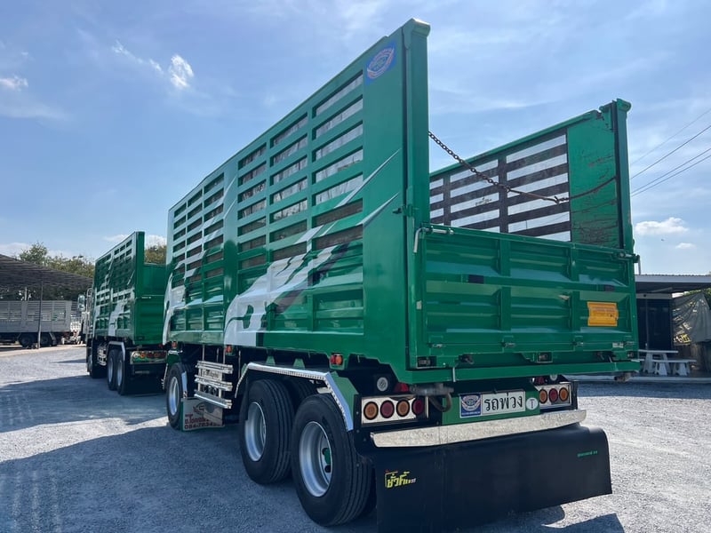 ISUZU FXZ 360 ปี 66 ไมล์ 216,000  KM. # พ่วงแม่ลูก ดั้มเกษตร #Lek1119-1120 