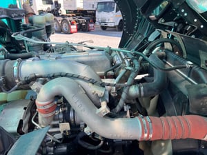 HINO FL1A 344 HP ปี 66 ไมล์ 213,500 km. #12 ล้อดั้ม กระบะดั้มเกษตร แผงสูง ##LEK1095