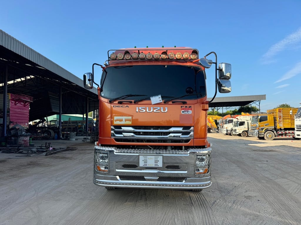 ISUZU FXZ 360 ปี 66 ไมล์ 189,000 km. #แม่–ลูกพ่วงดั้ม ## Lek1044-1045