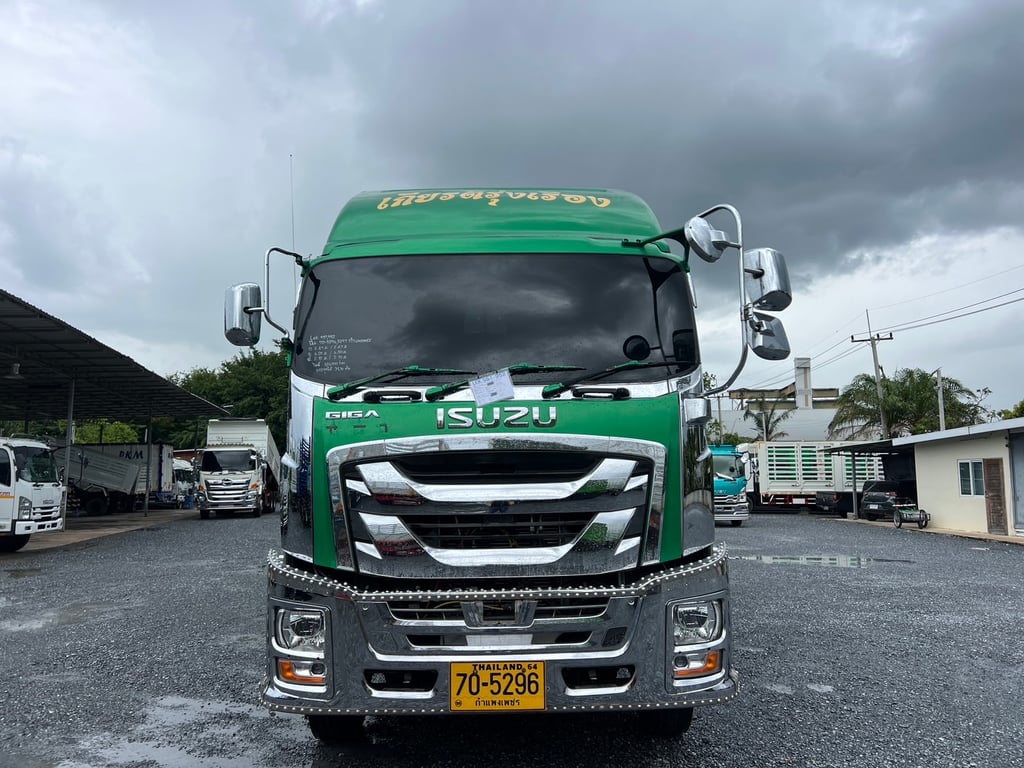 lSUZU FXZ 360 หน้า GIGA ปี 66 เลขไมล์เพียง 306,000 KM #กระบะดั้ม PP TRUCK กระบะเหล็กกึ่งเกษตร #LEK951-952 