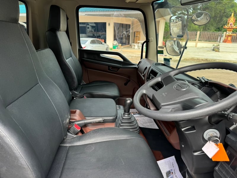 HINO FC9J 210 HP ปี66 (พฤศจิกายน) ไมล์ 3,770 KM. #กระบะดั้ม SST 4 เมตร #LEK 983 