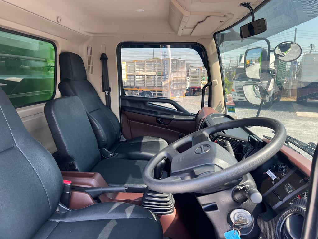 HINO FC9J 175 HP ปี 65 ไมล์ 11,700 กม. #6ล้อล่องกระบะเหล็ก #LEK1106
