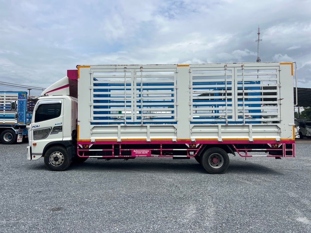 HINO FC9J 210HP ปี64 ไมล์ 350,000 KM. #6ล้อล่องยาว 6.60 ม. #LEK 932