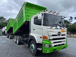 HINO FM1A344 ปี 65 ไมล์น้อย 126,000 km. #ดั๊มพ์สามมิตร SMM #LEK839-840